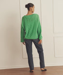 Novelty Cashmere Airy Cable Crew