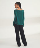 Lightweight Cashmere Boatneck Sweater