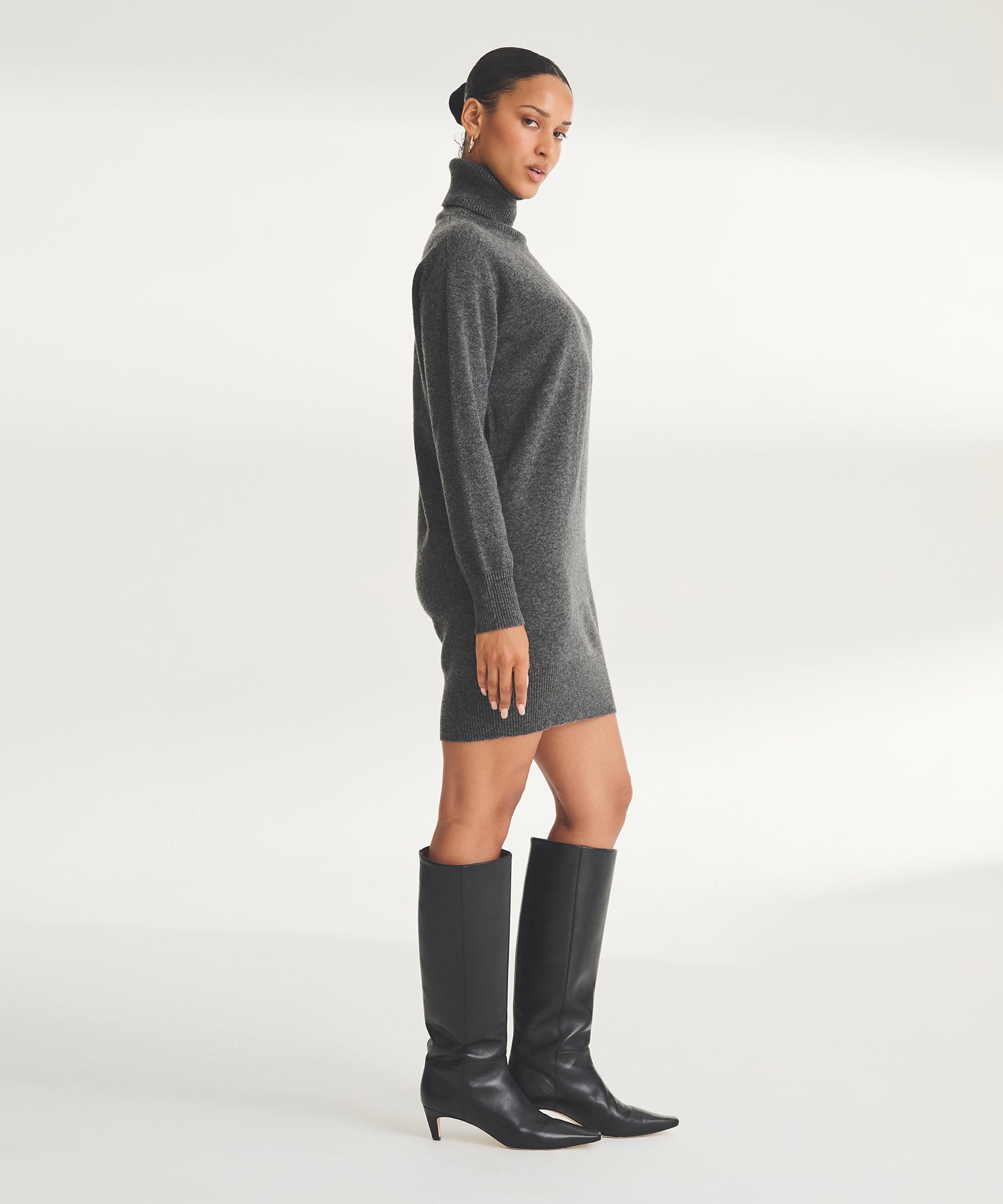 Signature Cashmere Turtleneck Dress