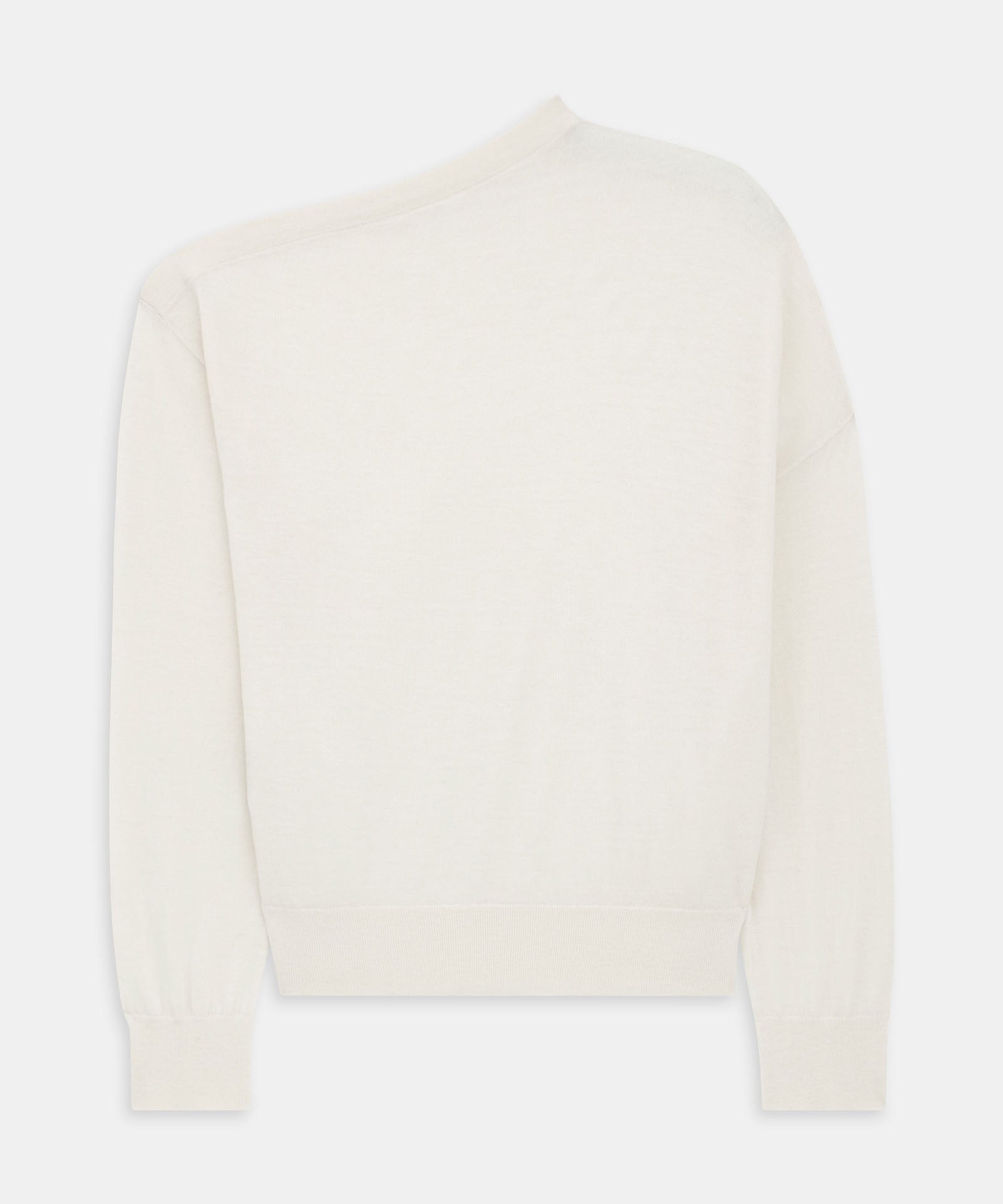 Fancy Cashmere Asymmetrical Top