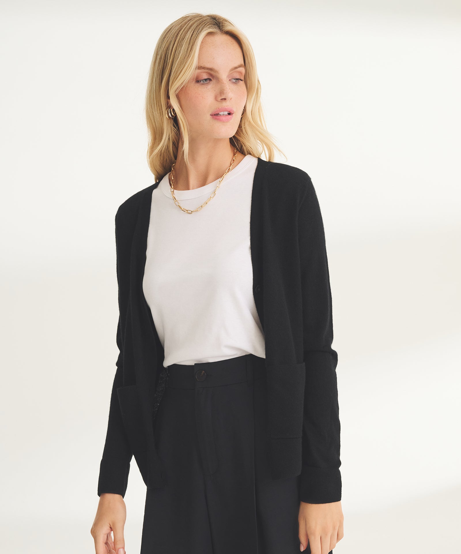 Fancy Cashmere Cardigan