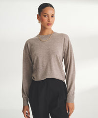 Fancy Cashmere Crewneck Sweater