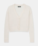 Featherweight Cashmere Cropped Cardigan