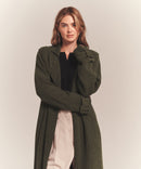 Full Length Two Piece Knit Coat