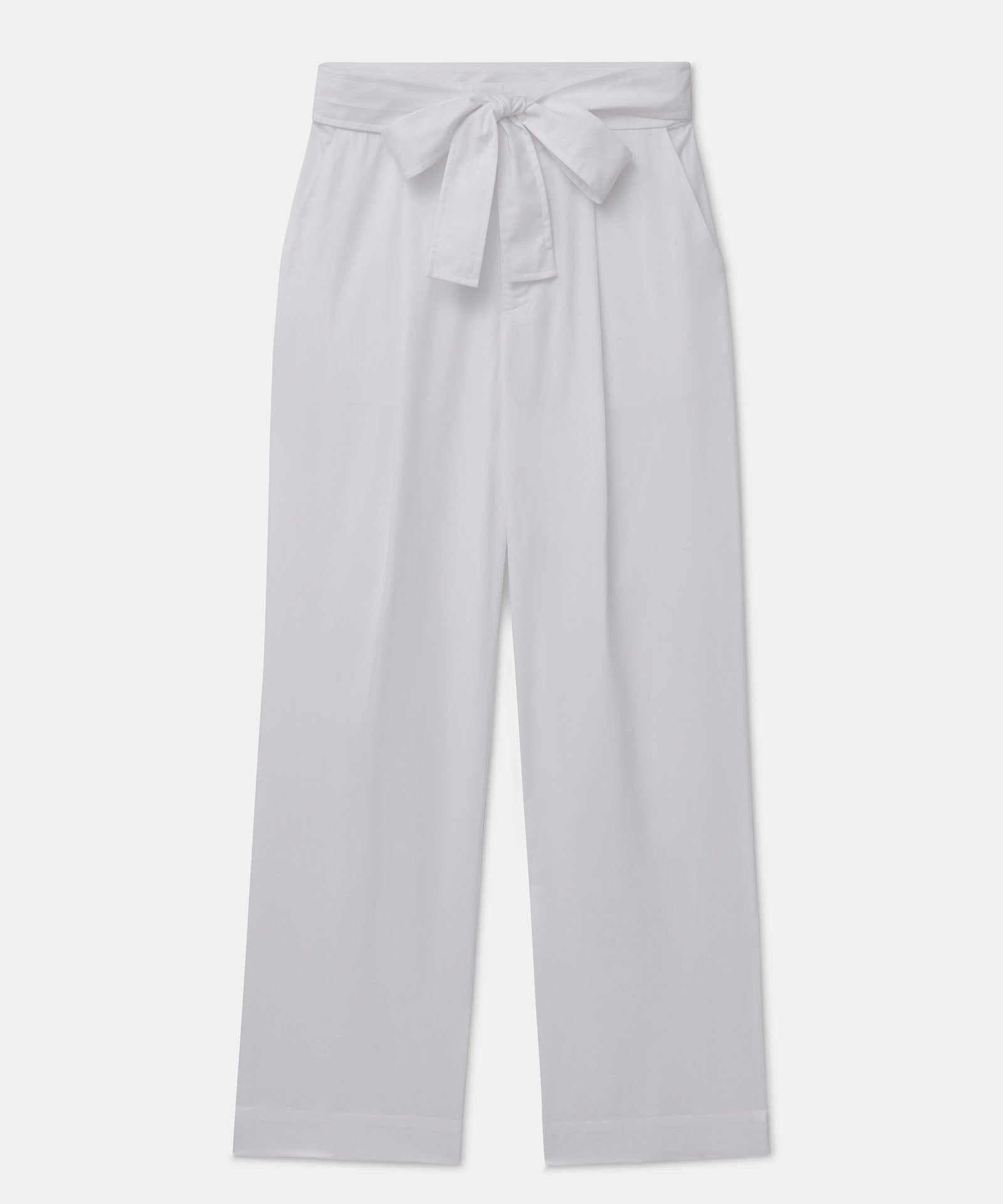 Cotton Wide Leg Trouser