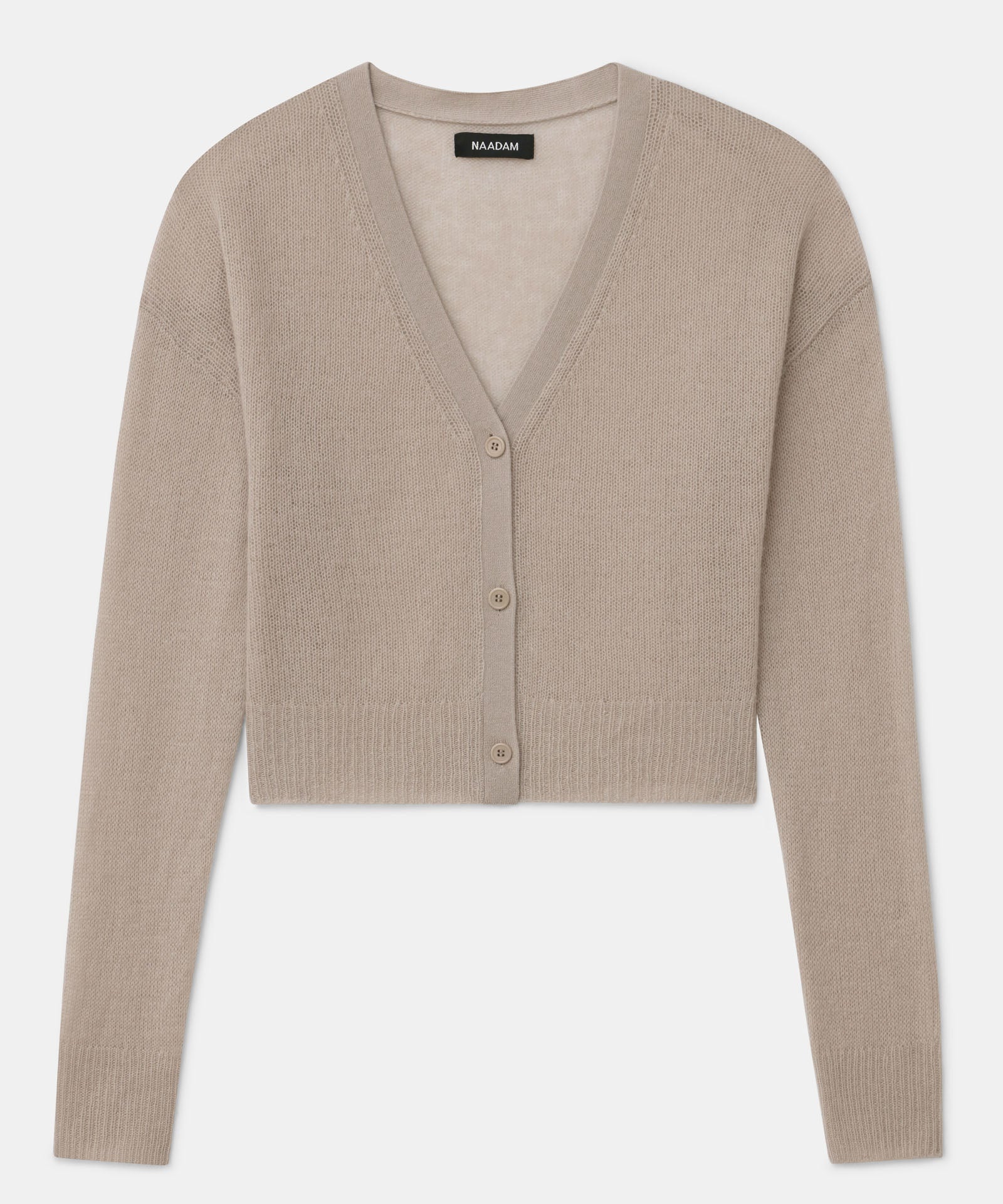 Featherweight Cashmere Cropped Cardigan