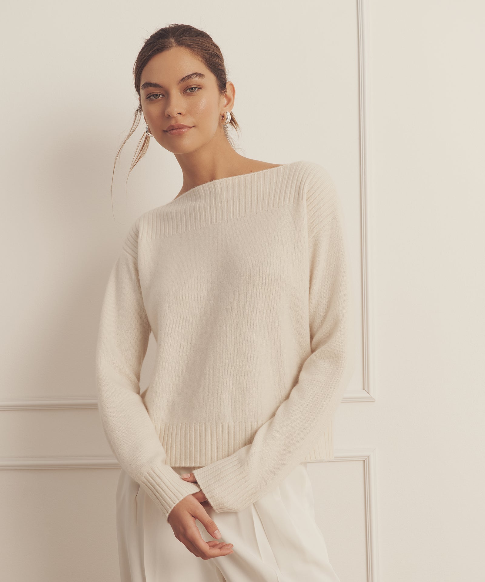 Luxe Cashmere Boatneck