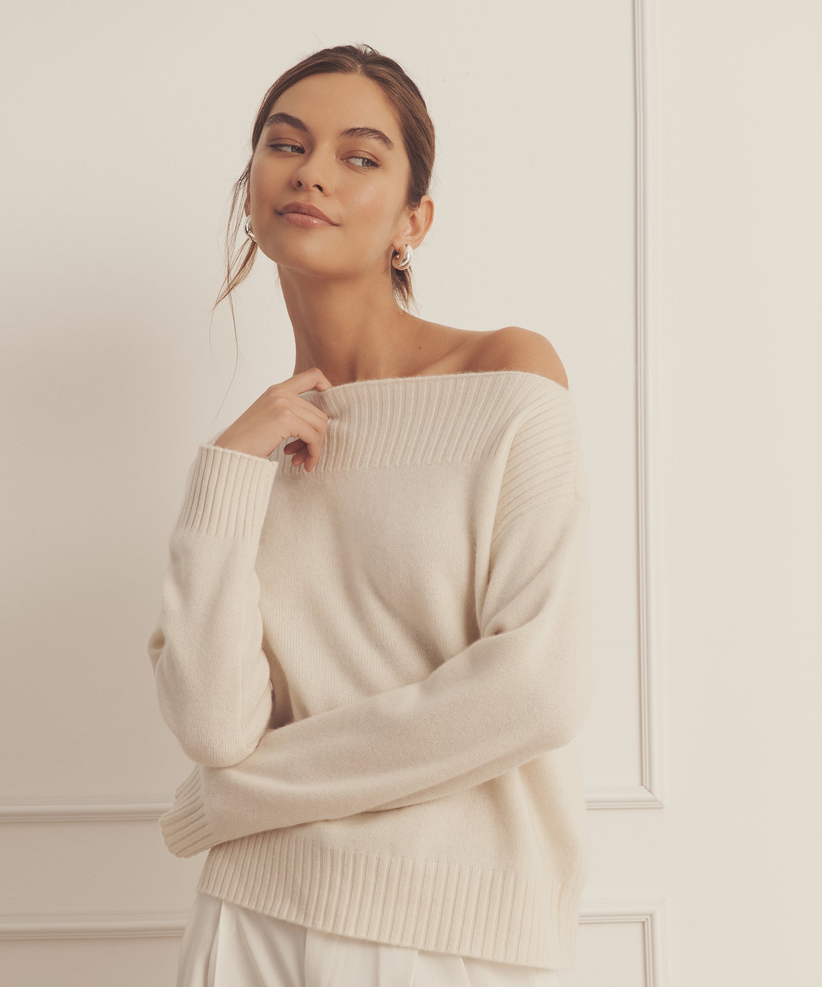 Luxe Cashmere Boatneck