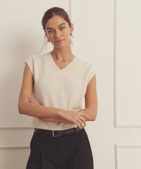 Luxe Cashmere V-Neck Vest