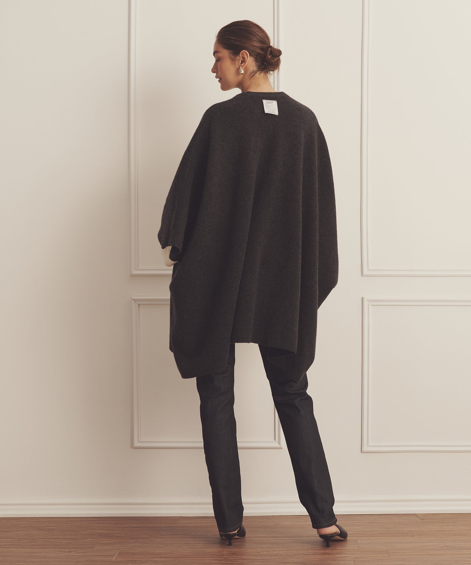 Super Luxe Cashmere Double Faced Poncho