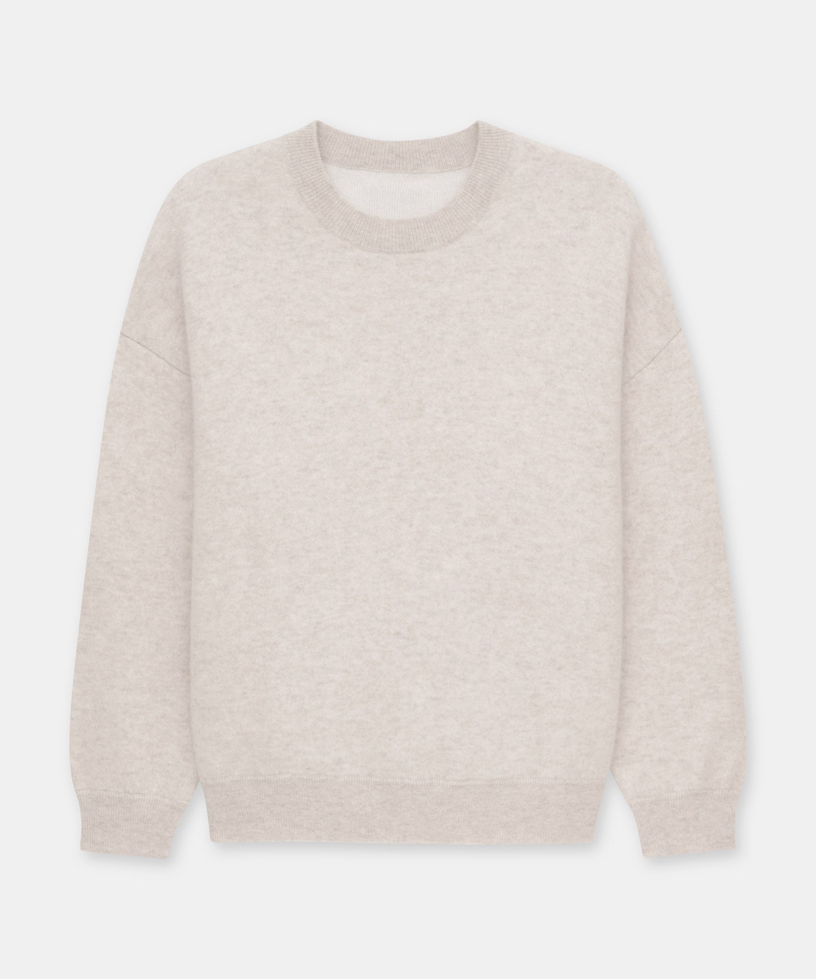 Super Luxe Cashmere Double Faced Crewneck