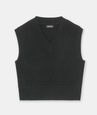 Luxe Cashmere V-Neck Vest