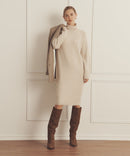 Luxe Cashmere Turtleneck Dress