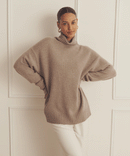 Luxe Cashmere Turtleneck Tunic