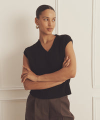 Luxe Cashmere V-Neck Vest