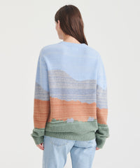 Unisex Signature Cashmere GOAT Mongolia Landscape Sweater