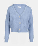 Wool Cashmere Cable Cardigan