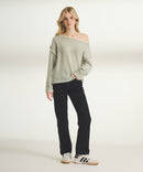 Featherweight Cashmere Embroidered Crewneck Sweater