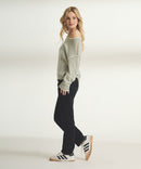 Featherweight Cashmere Embroidered Crewneck Sweater