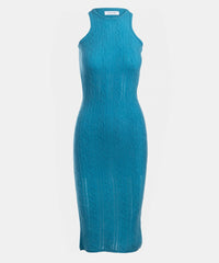 Cashmere Open Cable Racer Front Dress