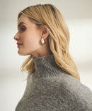 Cashmere Side-Button Turtleneck