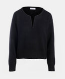 Luxe Cashmere V-Wire Sweater