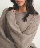 Super Luxe Cashmere Oversized Crew