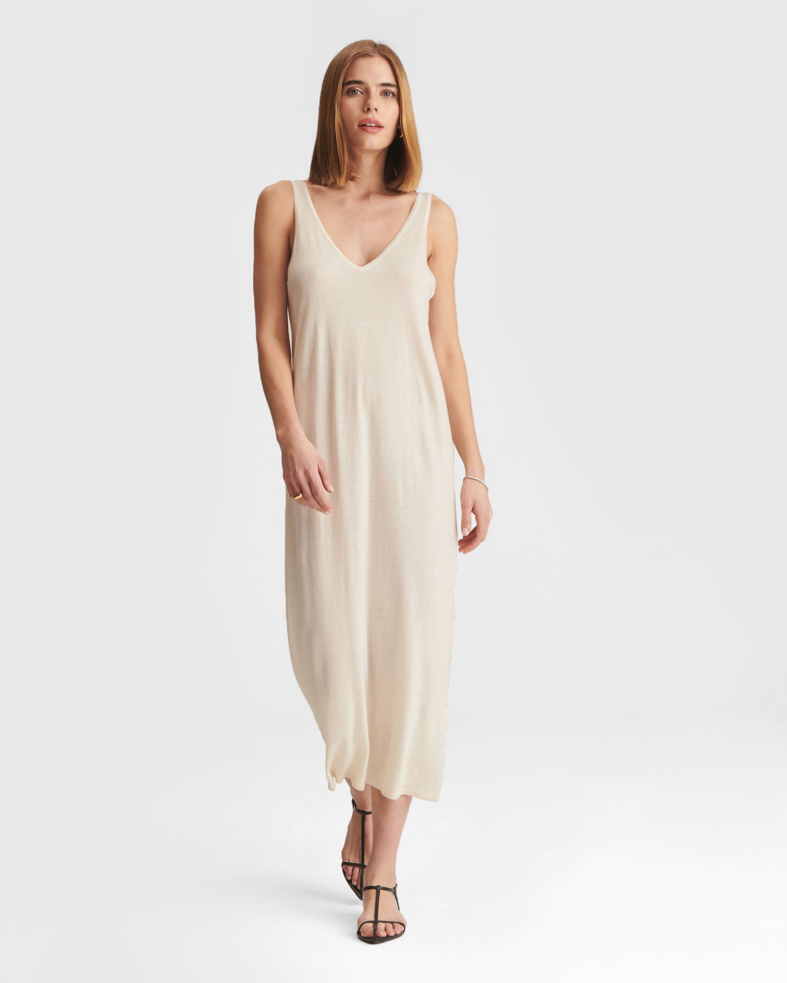 Fancy Cashmere Tank Dress