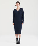 Signature Cashmere V-Neck Dress