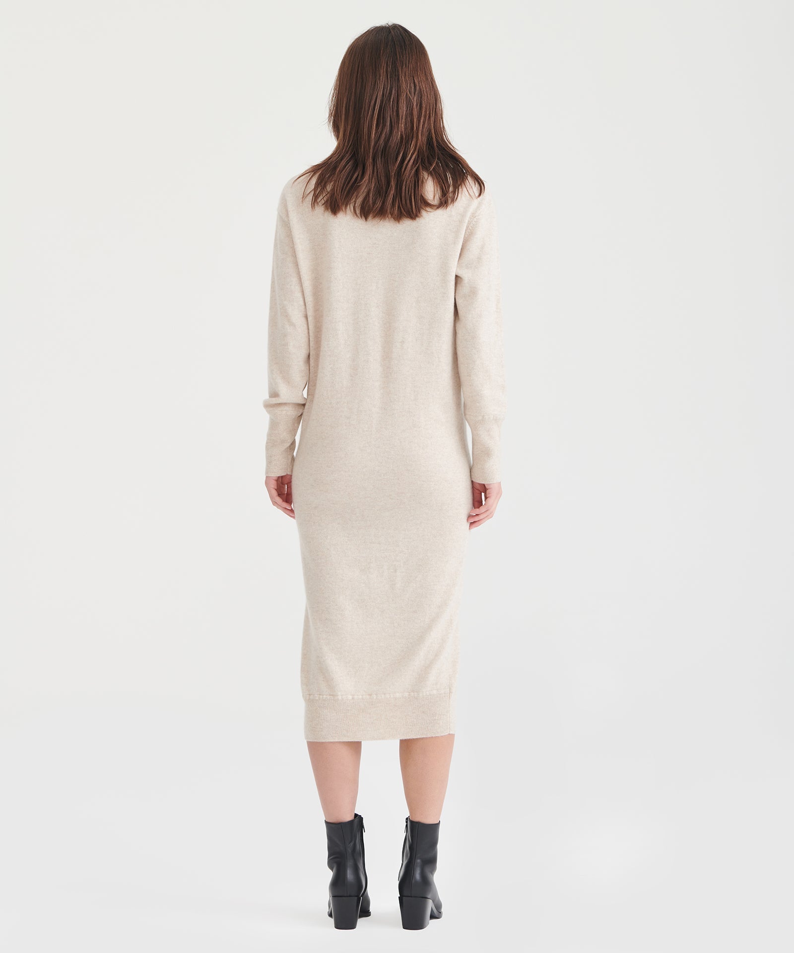 Signature Cashmere V-Neck Dress