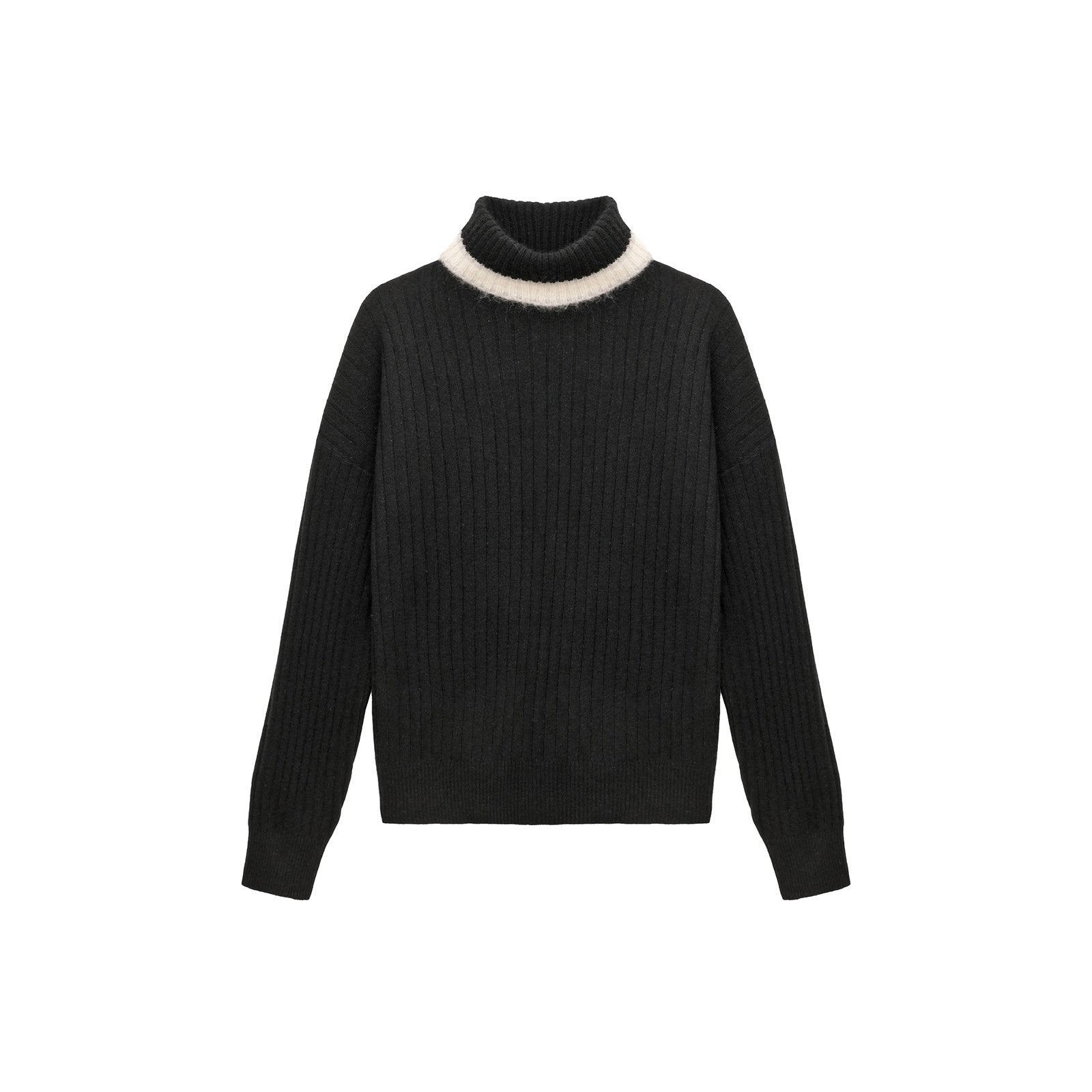 Cashmere Varsity Turtleneck