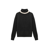 Cashmere Varsity Turtleneck