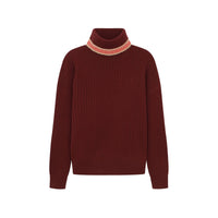 Cashmere Varsity Turtleneck