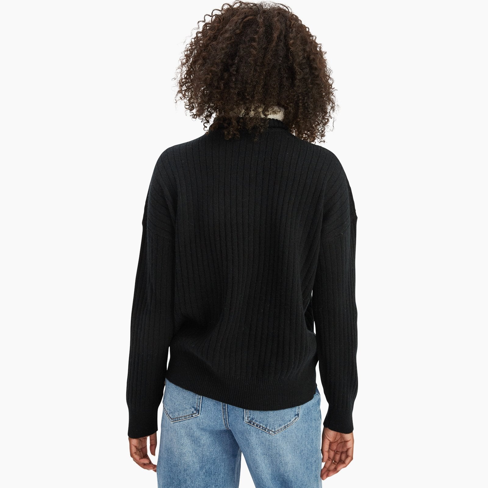 Cashmere Varsity Turtleneck