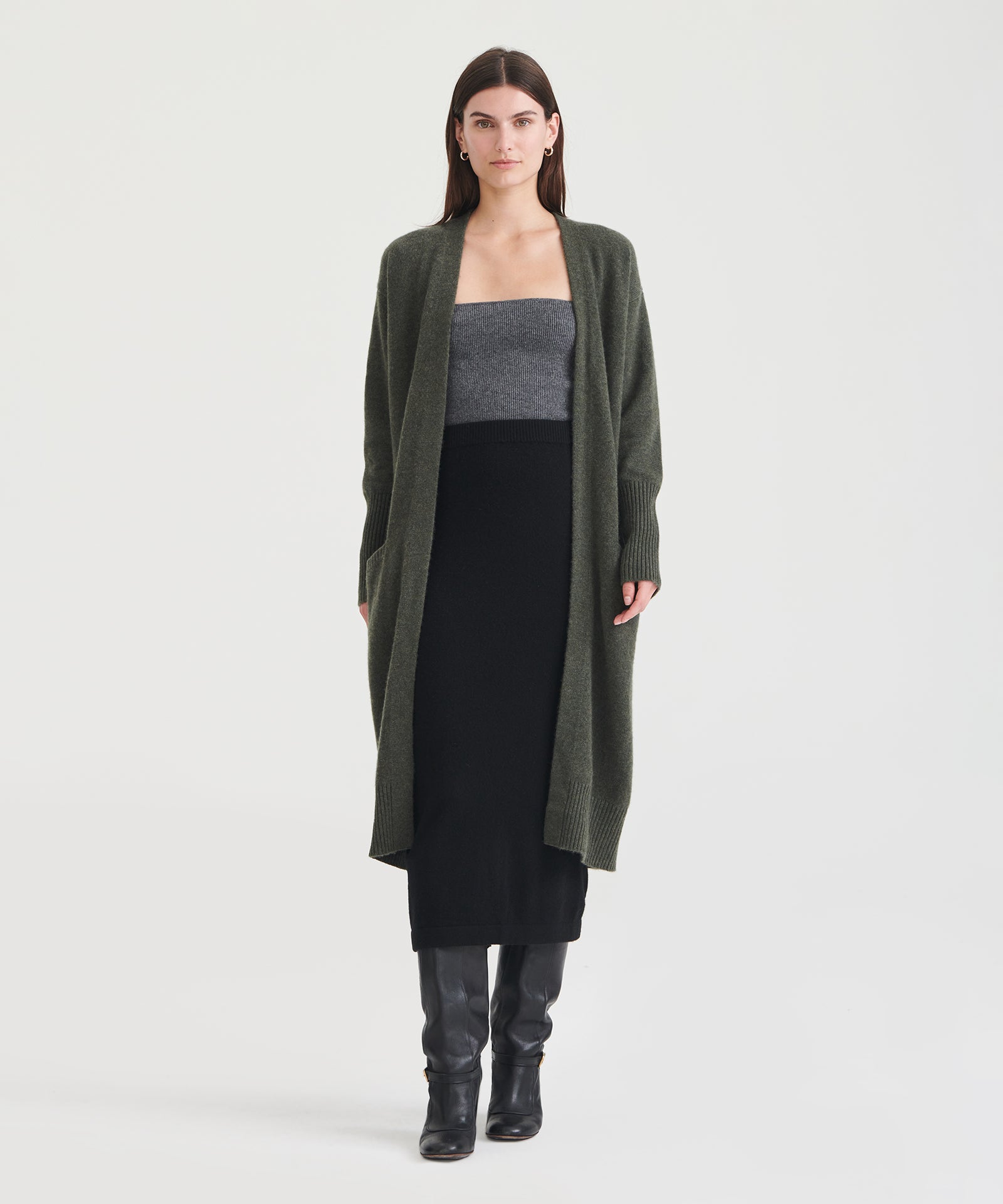 Luxe Cashmere Duster Cardigan