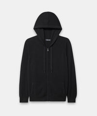 Signature Cashmere Zip Up Hoodie