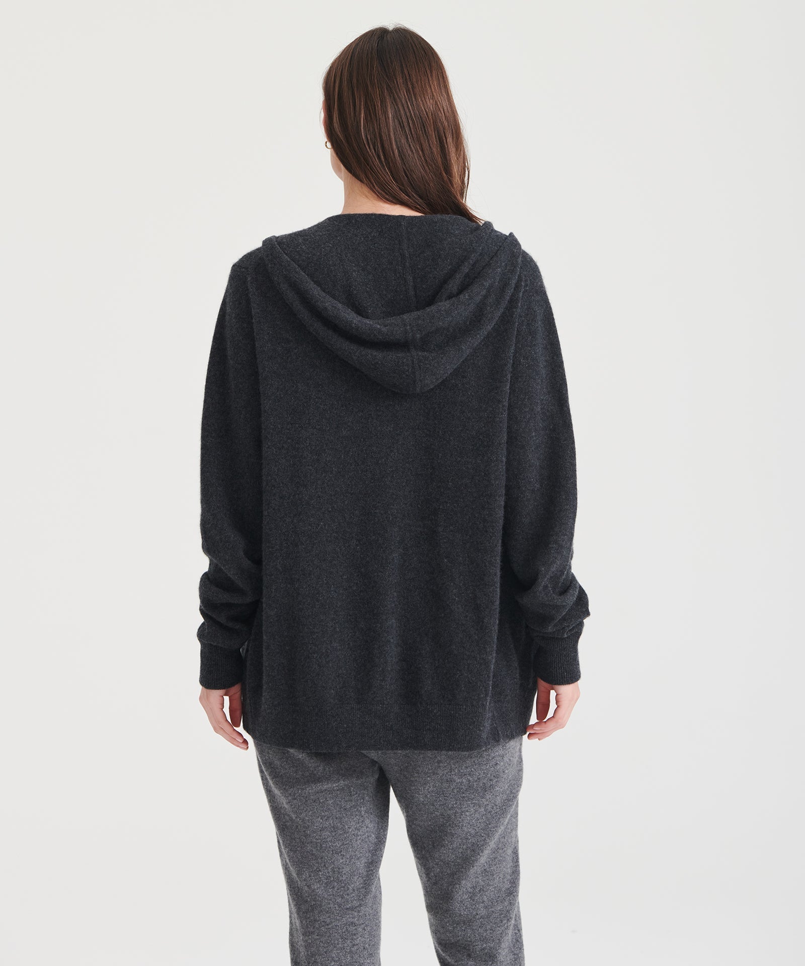 Signature Cashmere Zip Up Hoodie