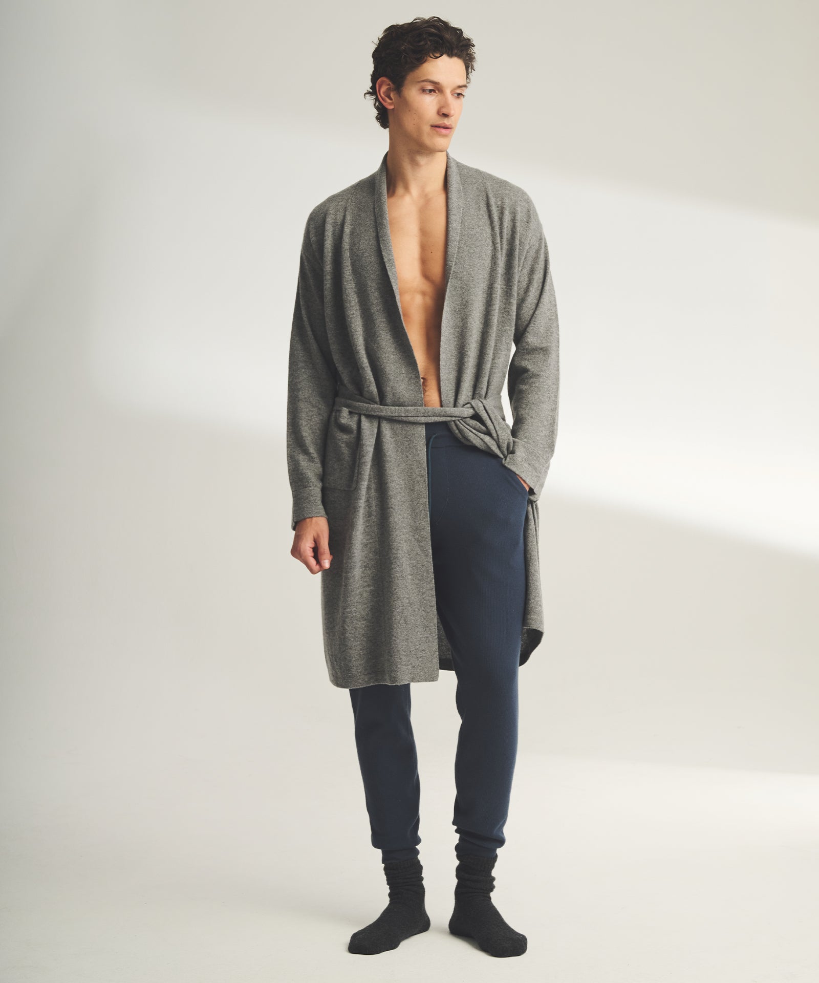 Signature Cashmere Long Robe