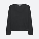 Fancy Cashmere Scoop Top