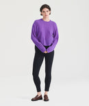 Lightweight Cashmere Ribbed Cropped Sweater