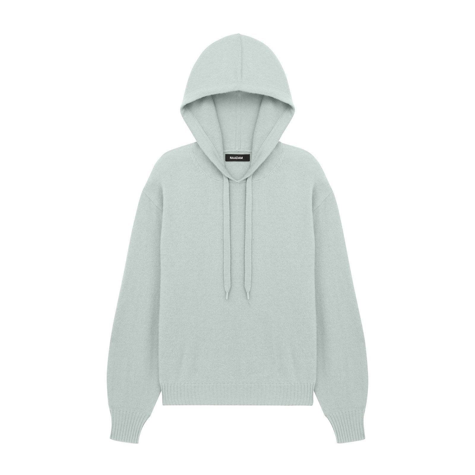 Cashmere Balloon Sleeve Hoodie