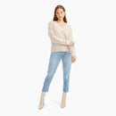 Cashmere Varsity V-Neck Sweater