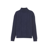 Cashmere Cable Turtleneck