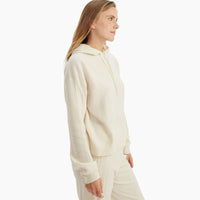 Cashmere Cable Sleeve Hoodie