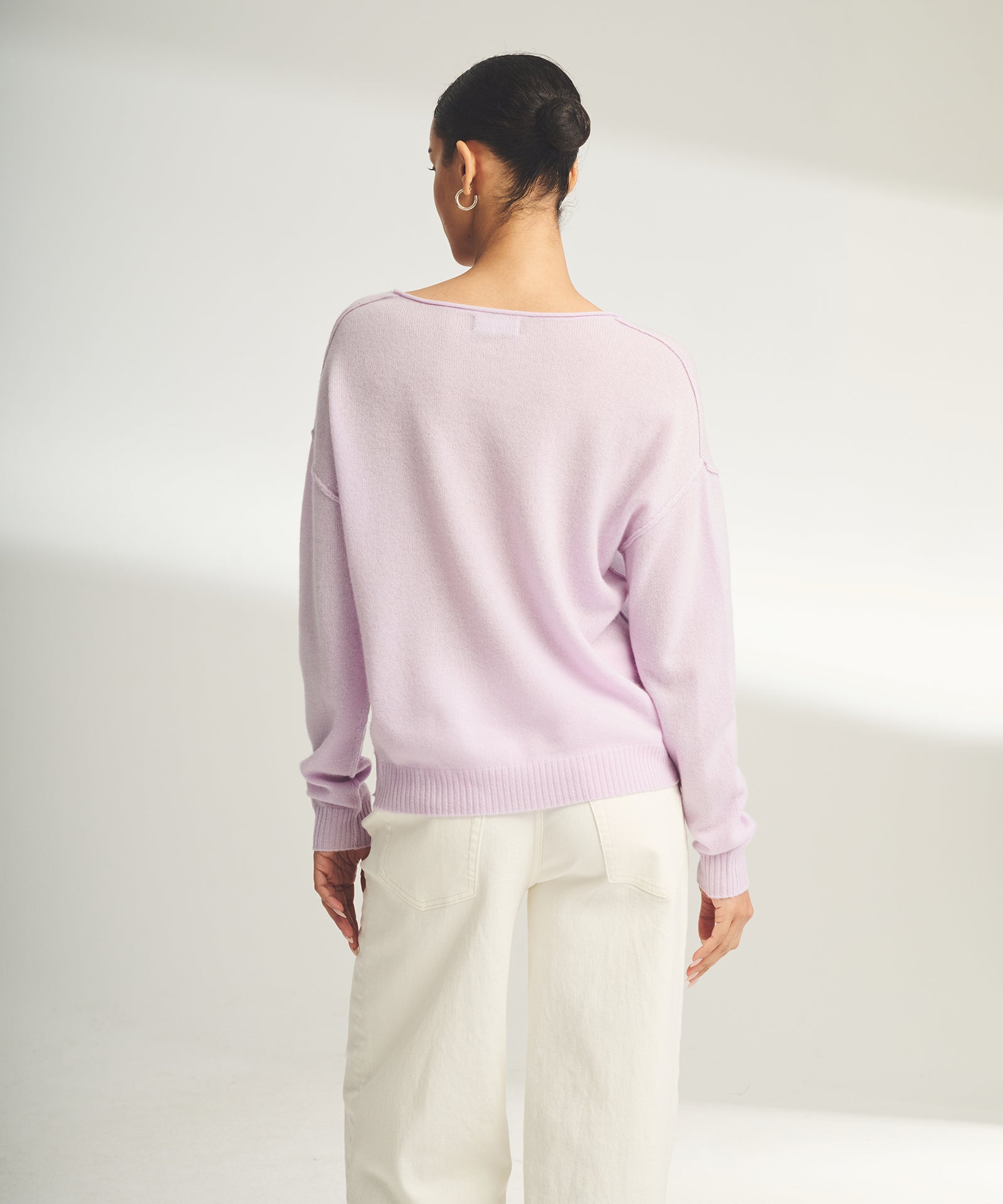 Lightweight Cashmere V-Neck Sweater