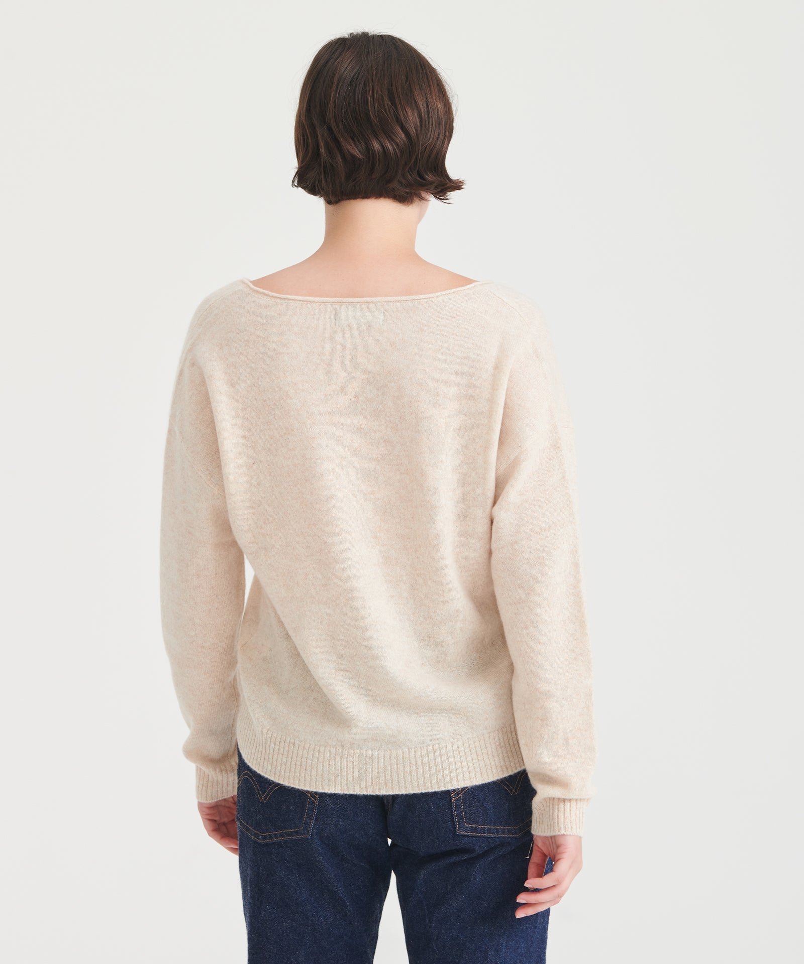 Lightweight Cashmere V-Neck Sweater