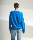 Lightweight Reversible Cashmere Crewneck Sweater