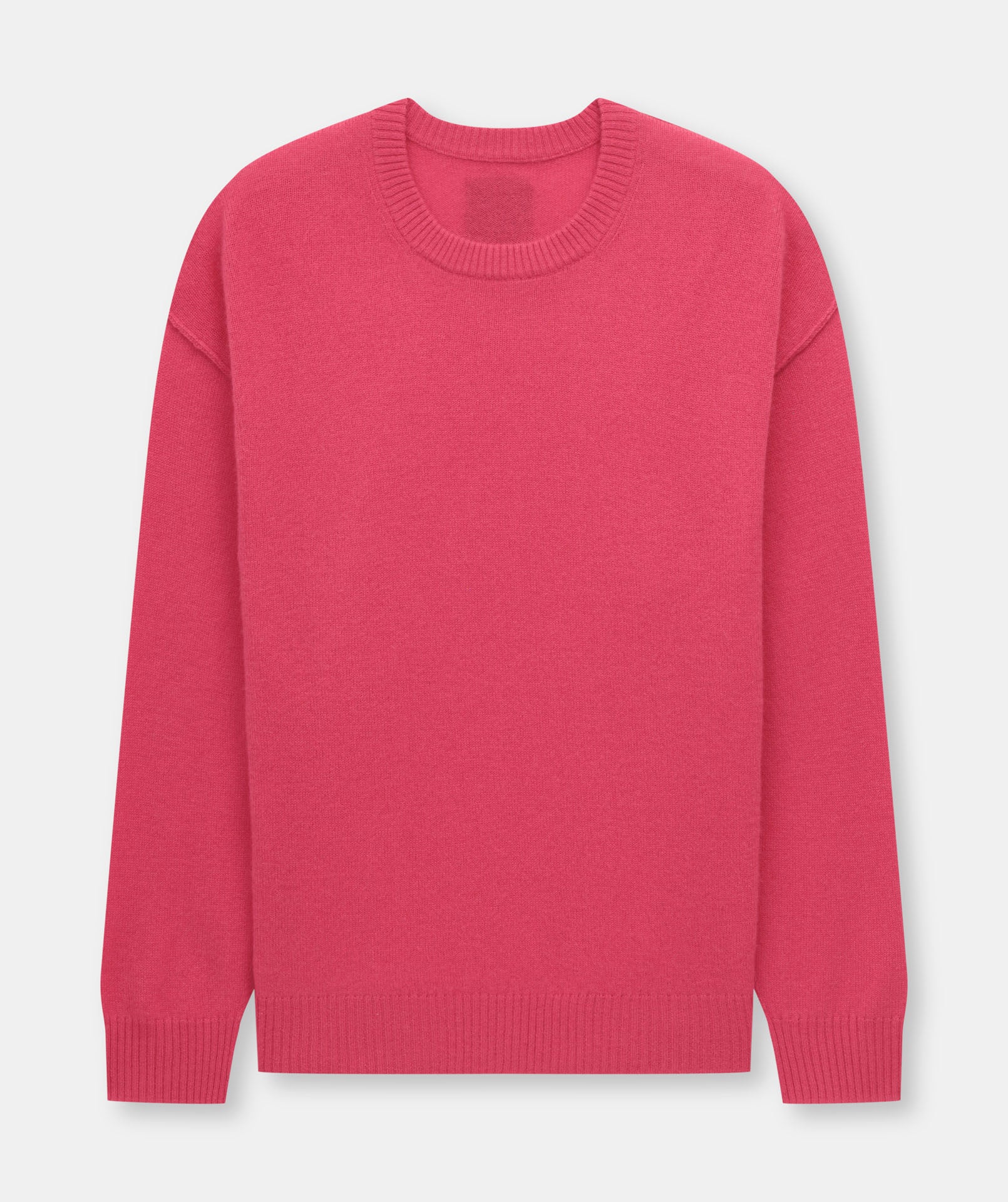 Lightweight Reversible Cashmere Crewneck Sweater