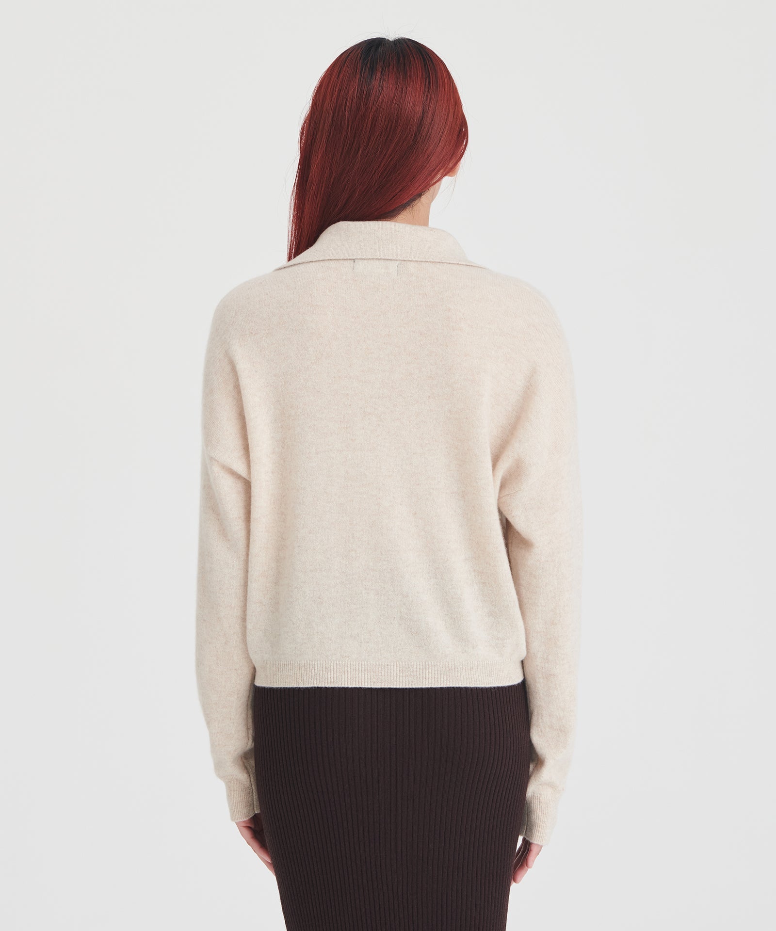 Signature Cashmere Polo Sweater