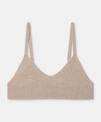 Cashmere Ribbed Seamless Bralette